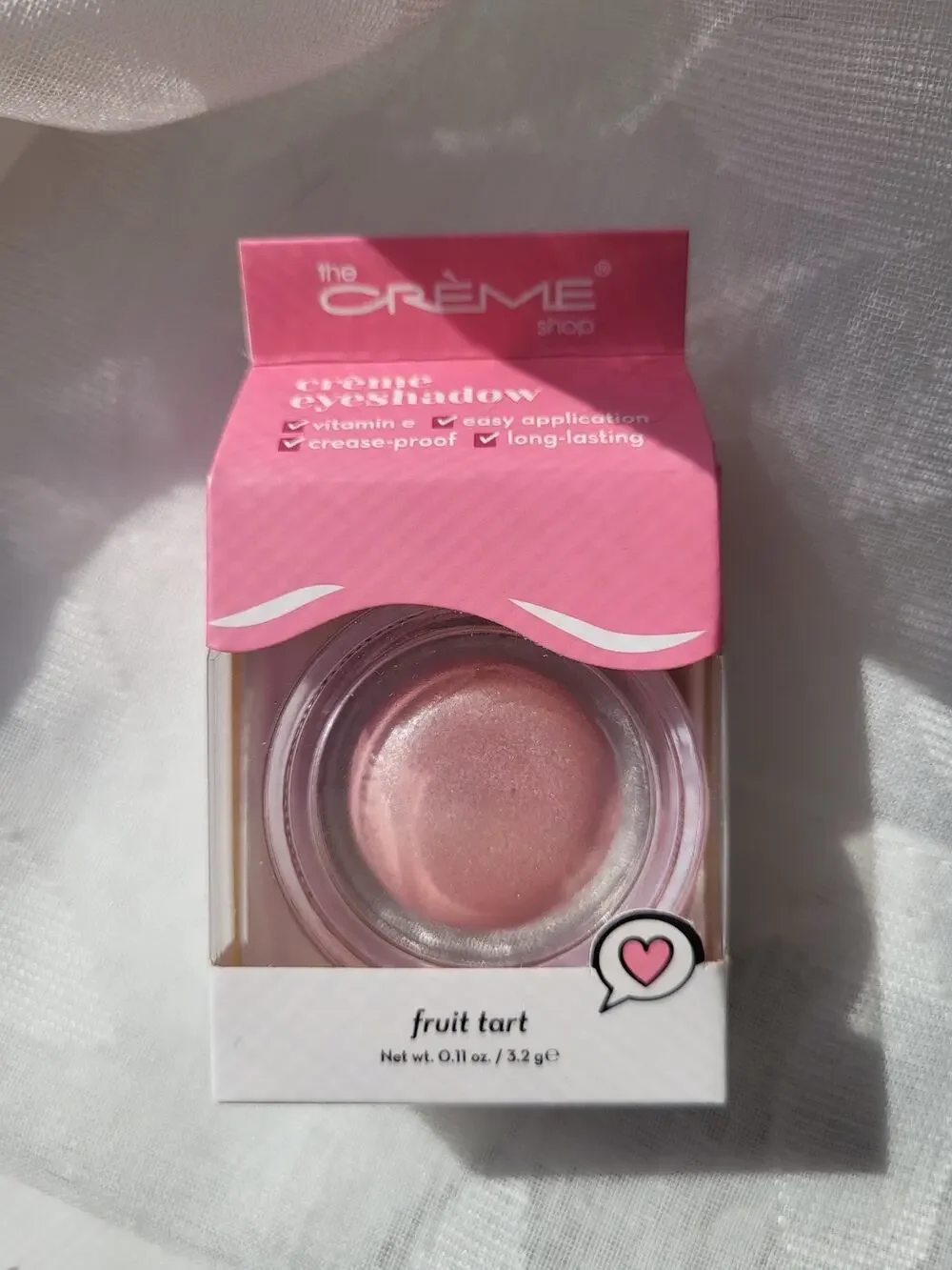 NIB The Crème Shop Crème Eyeshadow - Fruit Tart | Long-Lasting & Crease-Proof